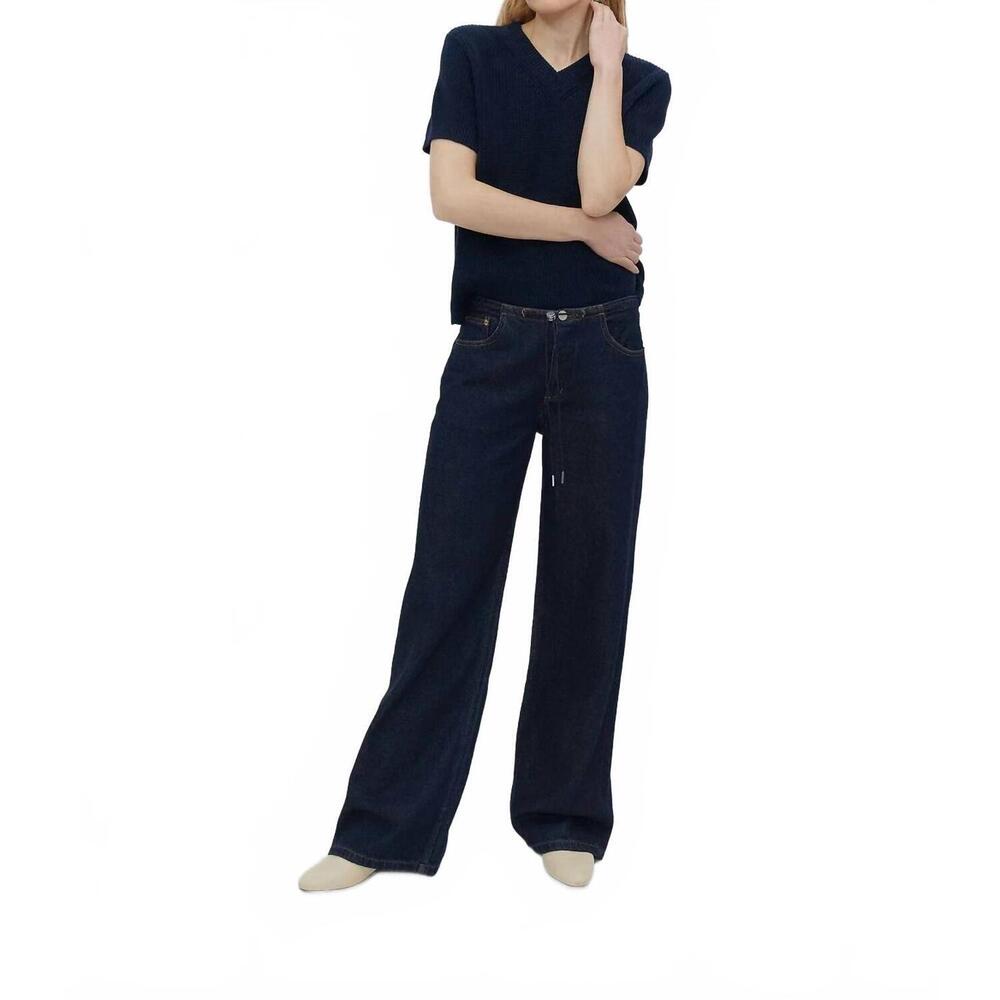 NEW STILL HERE cool relaxed-leg jeans in cloud indigo
